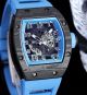 Richard mille RM010 Carbon Case Yellow Rubber Strap Watch(6)_th.jpg